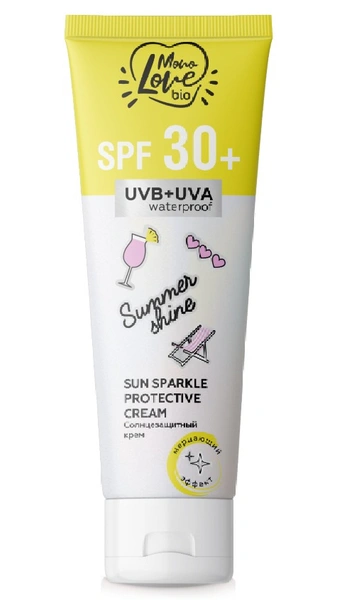 Солнцезащитный крем с мерцающим эффектом SPF 30+ SUMMER TIME MONOLOVE BIO