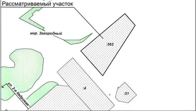 Застраивать планируют участок, указанный на карте | Источник: torgi.gov.ru