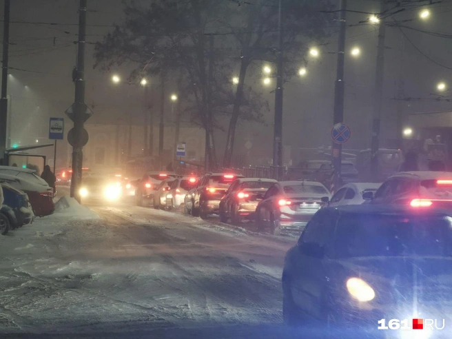 В Ростове пробки на 10 баллов | Источник: Евгений Вдовин / 161.RU