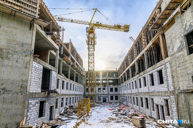 Срок сдачи объекта сдвинулся на 2028 год | Источник: Олег Фёдоров / CHITA.RU