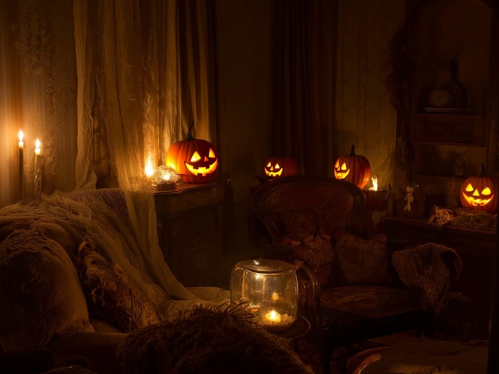 хэллоуин 2025, хэллоуин дата 2025, хэллоуин октябрь 2025, 31 октября хэллоуин 2025, идеи на хэллоуин 2025, хэллоуин 2025 тыква, Хеллоуин, Хеллоуин 2025, как украсить дом Хеллоуин, украшение дома на Хэллоуин | Источник: theDay/higgsfield