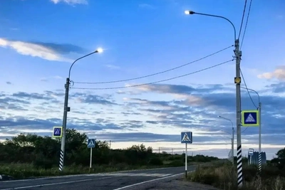 В Домне оснастили шесть пешеходных переходов