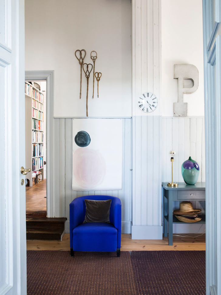 Голубая мечта: дом шведской художницы Гуннель Салин (фото 22)