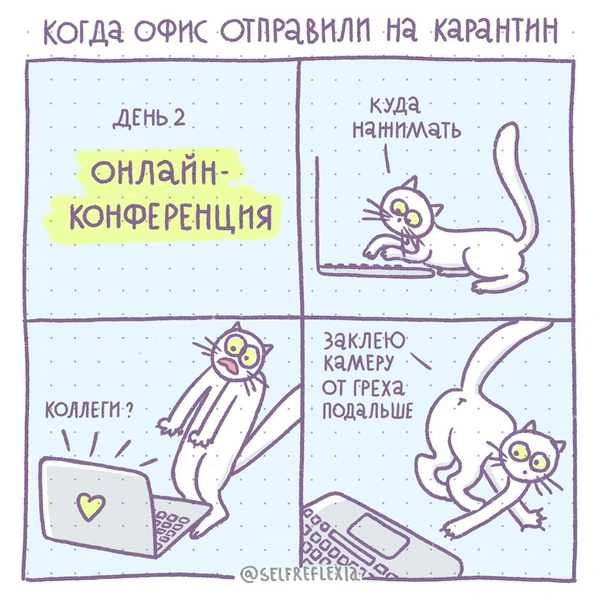 «Карантин — это…»: к позитиву зовущие комиксы российской художницы