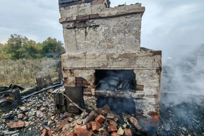 При пожаре в Никольском районе погибла женщина