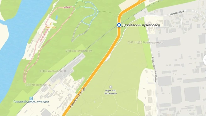 Участок проспекта, где планируется ремонт | Источник: 2GIS