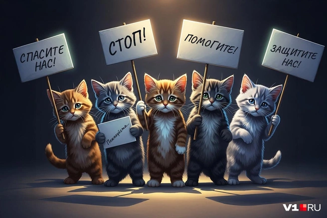 Зоозащитники решили просить президента спасти котов и собак от живодеров | Источник: Полина Авдошина / V1.RU