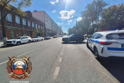 В Уфе самокатчик попал под BMW