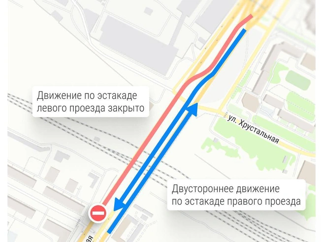 Схема поможет сориентироваться на эстакаде | Источник: Филипп Сапегин / E1.RU