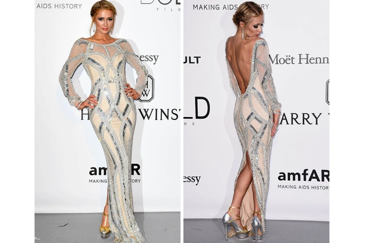 Пэрис Хилтон  на благотворительном вечере amfAR | Источник: gettyimages.com