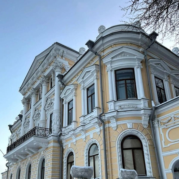 Павел Гнилорыбов сфотографировал Дома Мешкова | Источник: Архитектурные излишества / Telegram