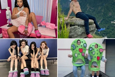 День Crocs: звёзды выбирают удобную обувь