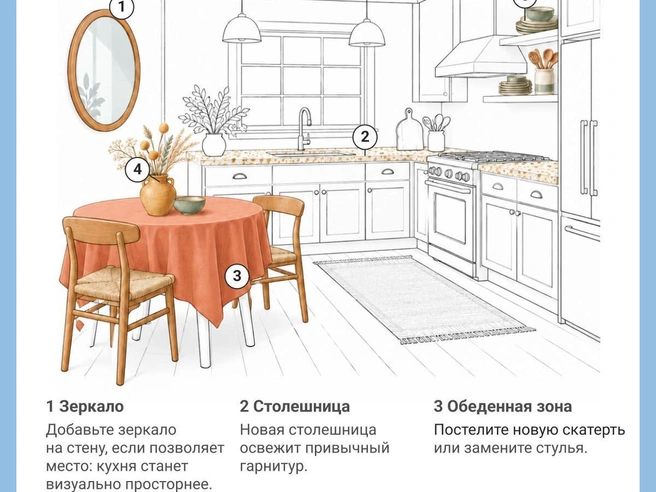 Как обновить кухню без замены гарнитура | Источник: Юрий Орлов / Городские медиа