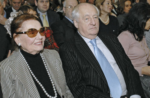 Нина Лапшинова и Марк Захаров