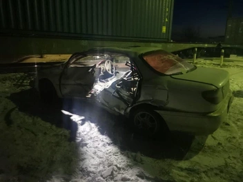 Машина осталась без дверей | Источник: ЗабЖД =I=I= Сегодня / t.me 