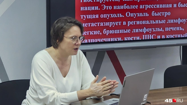 Врач-пульмонолог Курганской областной больницы № 2 Наталья Дембская | Источник: Дарья Никитченко / 45.RU