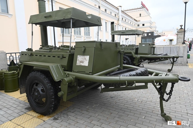 На поезде в Екатеринбург привезли военную технику | Источник: Дмитрий Емельянов / E1.RU