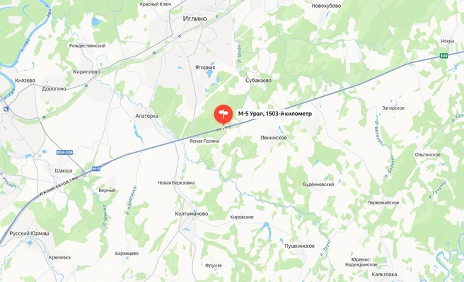 Пробок не видно | Источник: Яндекс Карты