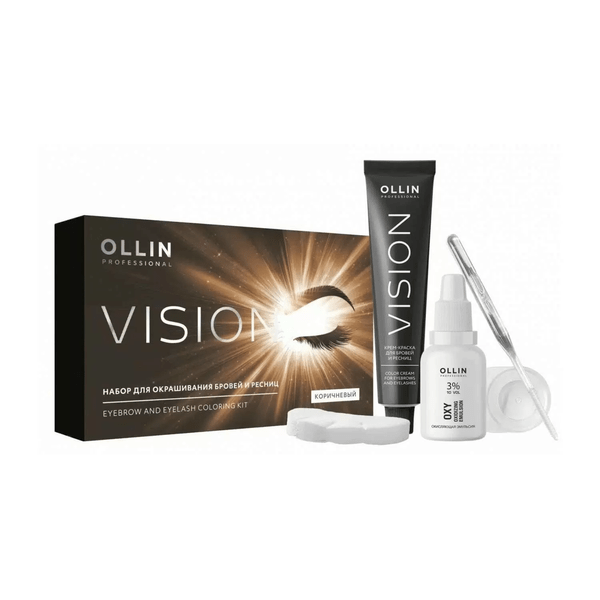 Набор для окрашивания бровей и ресниц Vision OLLIN Professional 