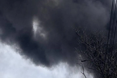 Площадь пожара на терминале в Туапсе сократилась вдвое за четыре дня