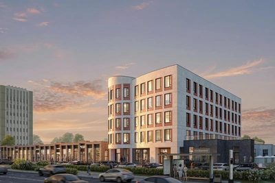 Pervomaisky District stalled project becomes modern office with retail gallery