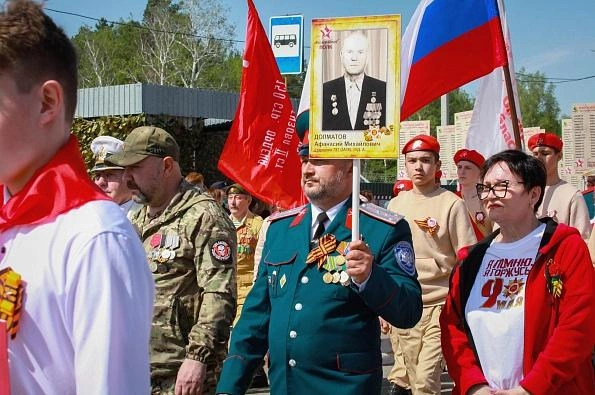 Главная цель этой акции&nbsp;— сохранить и почтить память о тех, кто воевал с фашизмом и приближал победу в тылу | Источник: администрация Омского муниципального района