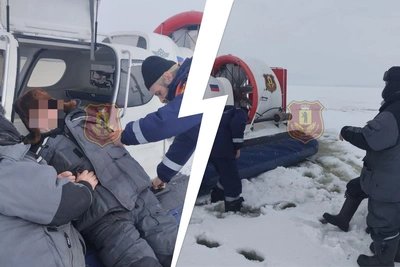 Рыбак сломал ногу на снегоходе в Ярославской области