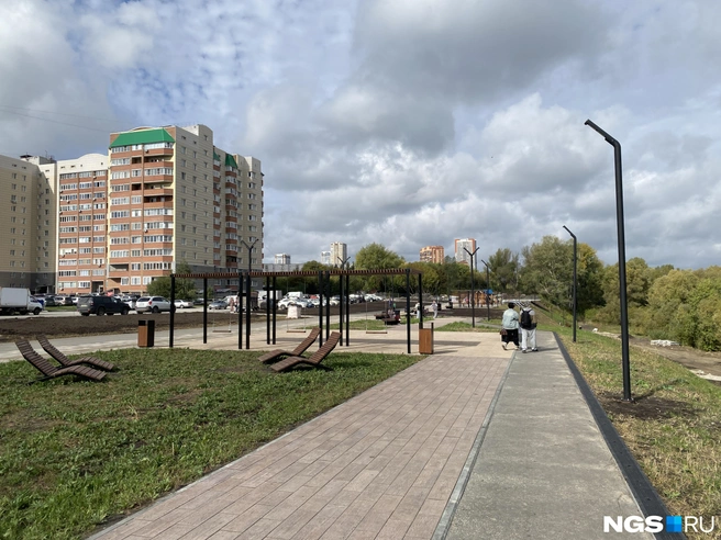 Шезлонги готовы принять тех, кто хочет прилечь на солнышке  | Источник: Стас Соколов / NGS.RU
