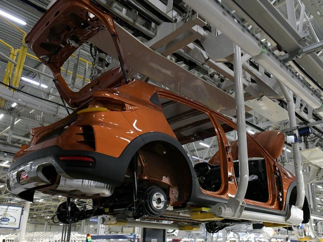 Завод Hyundai в Санкт-Петербурге считался одним из самых современных и производительных в России. | Источник: пресс-служба «АГР Холдинг»
