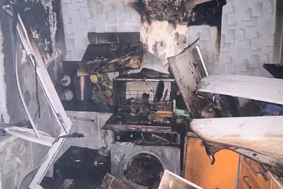 Жильцов эвакуировали при пожаре в Краснокаменске