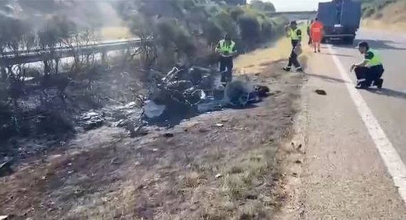 Место аварии | Источник: Diario de Castilla y Leon