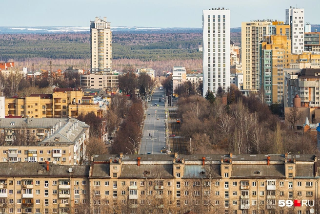 Покой пермяков в центре Перми нарушили тревожные звуки | Источник: Сергей Федосеев / 59.RU