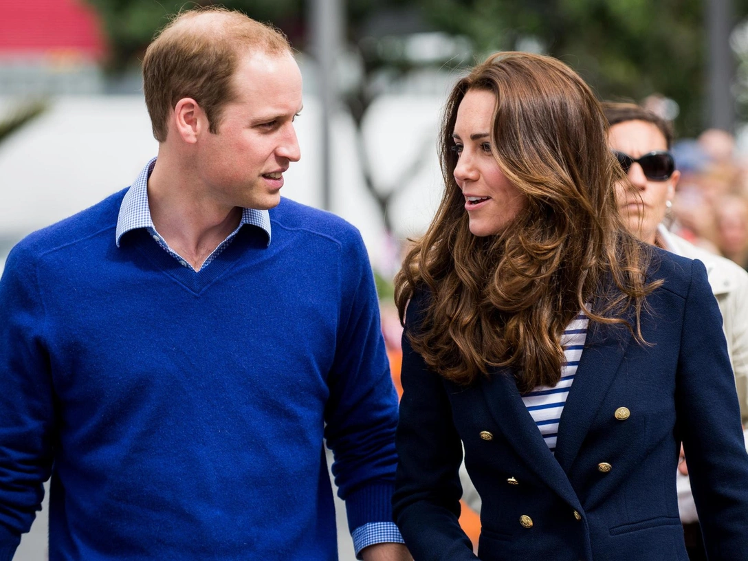 Герцогиня Кейт и принц Уильям в туре по Новой Зеландии, 11 апреля 2014 год | marieclaire.ru