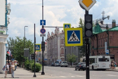 В центре Красноярска отключили свет из-за аварии