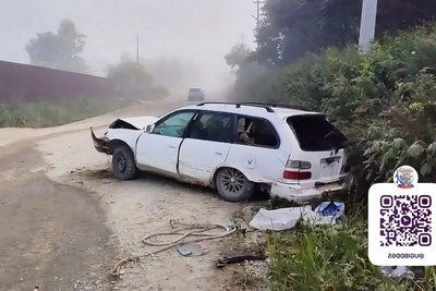 Две девочки пострадали в ночном ДТП в Южно-Сахалинске
