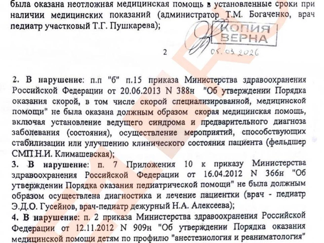 Проверка выявила многочисленные нарушения в работе медиков | Источник: Юлия Липинская