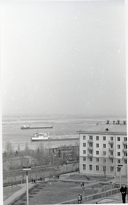 Таким был склон площади Славы в апреле 1977 года | Источник: фотофонд Самарского областного государственного архива социально-политической истории