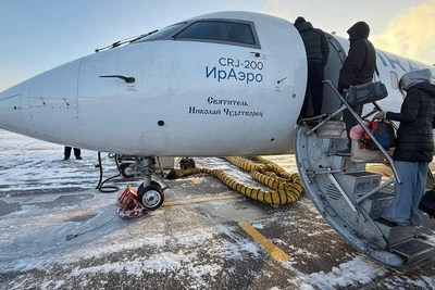 Рейсы в Иркутске задержаны из-за морозов ниже -40°C