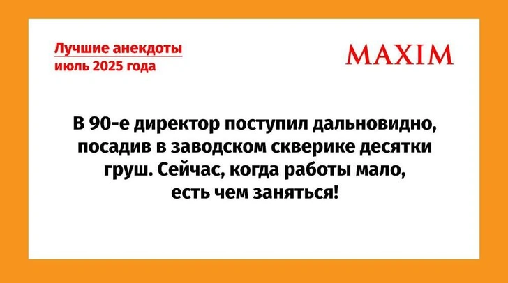 Самые смешные анекдоты за последний месяц | Источник: MAXIM