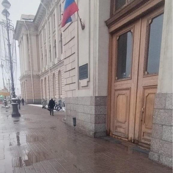 На Университетской набережной справились с потопом | Источник: ГУП «Водоканал Санкт-Петербурга»