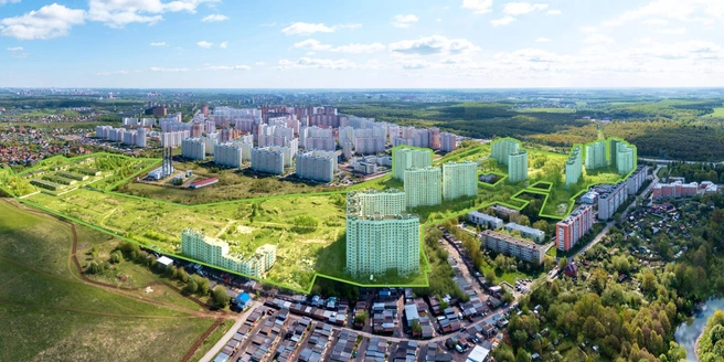 Участок земли, который продают вместе с многоэтажками в «Кузнечиках-2» | Источник: ДОМ.РФ