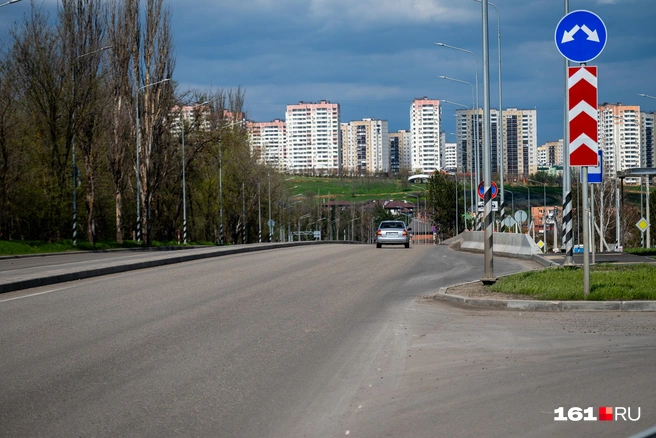 Отрезок дороги от Орбитальной до Сосновой практически завершен | Источник: Евгений Вдовин / 161.RU