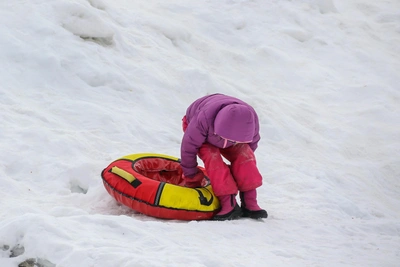 В Нижнем Новгороде открылась новая ледяная горка