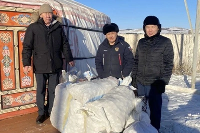Агинский округ отправляет 12 мешков бууз бойцам СВО