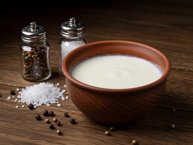 Тузлук — обязательное дополнение к шурпе. | Источник: Полина Авдошина / Городские медиа