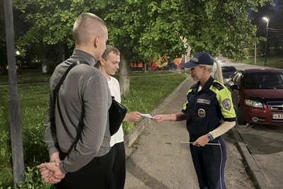 Госавтоинспекция Орла провела акцию «Засветись!» в тёмное время суток