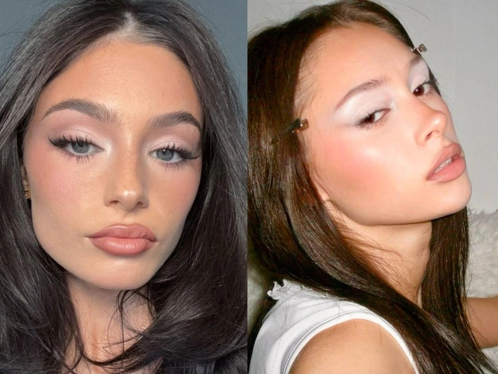 Белые тени — лайфхак моделей для создания эффекта распахнутого взгляда. Какие нужны именно вам? | marieclaire.ru