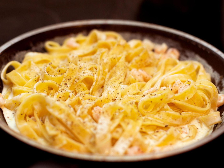 Спагетти с пармезаном и сливочным соусом – рецепт приготовления с фото от steklorez69.ru