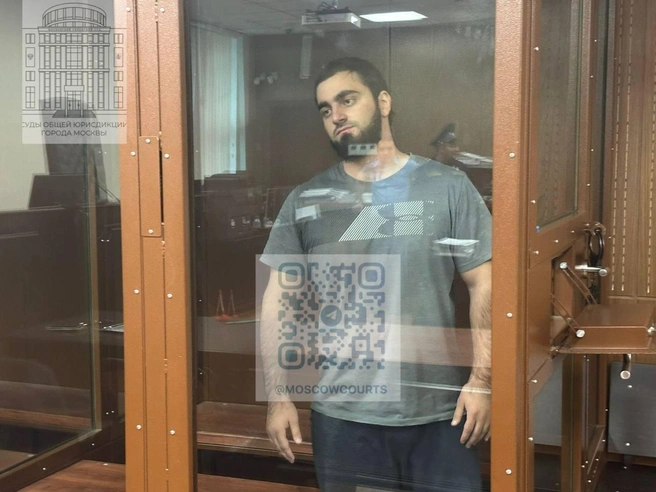 Также по делу проходит Муххамед Дарбишев, его так же, как и Сулейманова, арестовали на два месяца | Источник: Суды общей юрисдикции Москвы / T.me