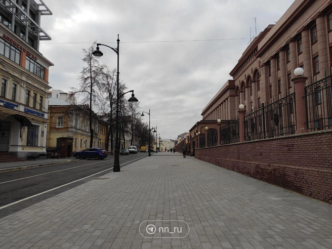 В центральной части Нижнего Новгорода может быть обустроена дополнительная пешеходная улица. | Источник: Наталья Бурухина / NN.RU